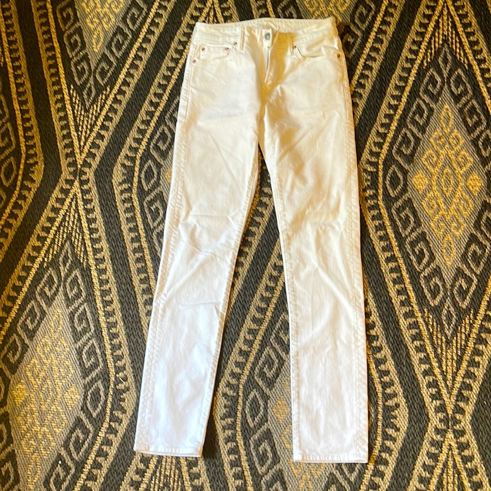 AE flex slim white jeans 30x34